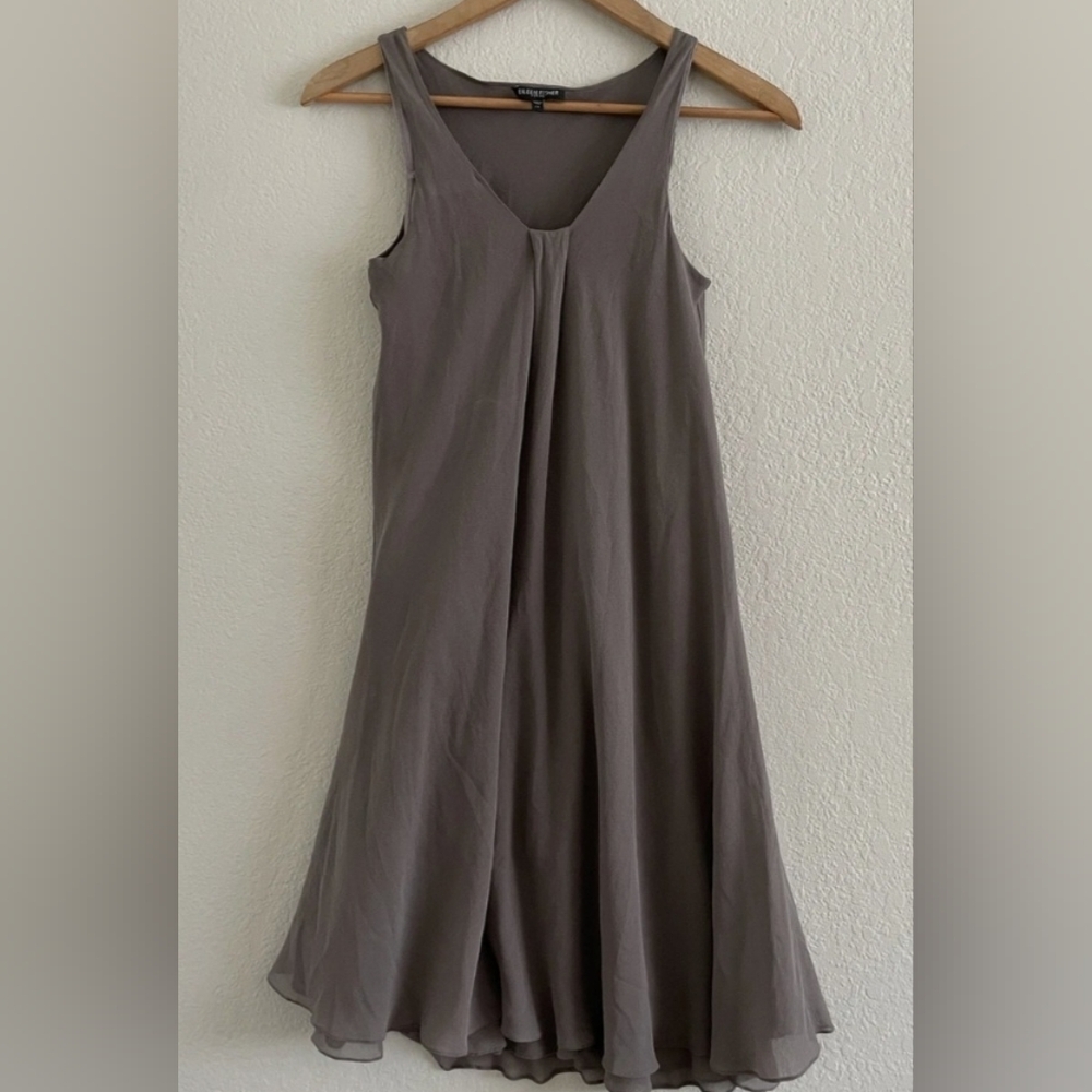 Eileen Fisher Sleeveless Maxi Dress in Taupe